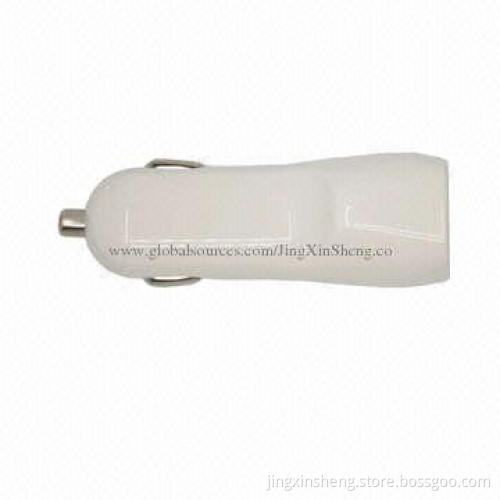 CE Two USB Car Charger for iPad Mini Use with Pretty Look, 12 to 24V DC Input